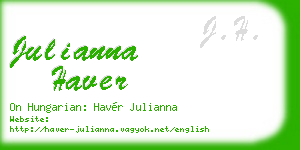 julianna haver business card