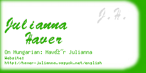 julianna haver business card